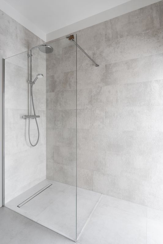 Completed Modern Shower